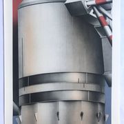 Set of 4 original lithographs by Peter Klasen, 1978. The air.