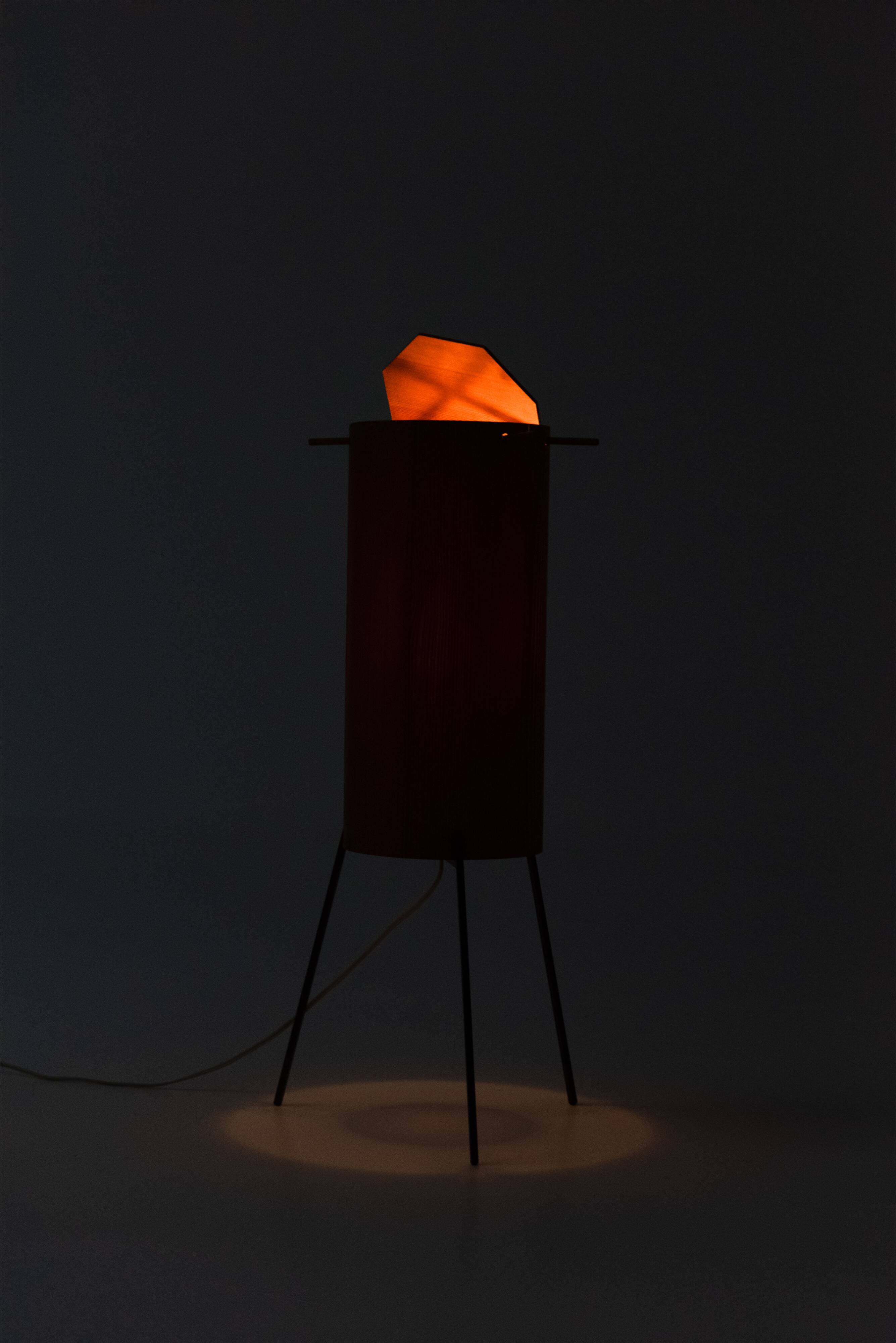 50ties Tube Shade Floor Lamp