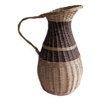 Cruche en osier