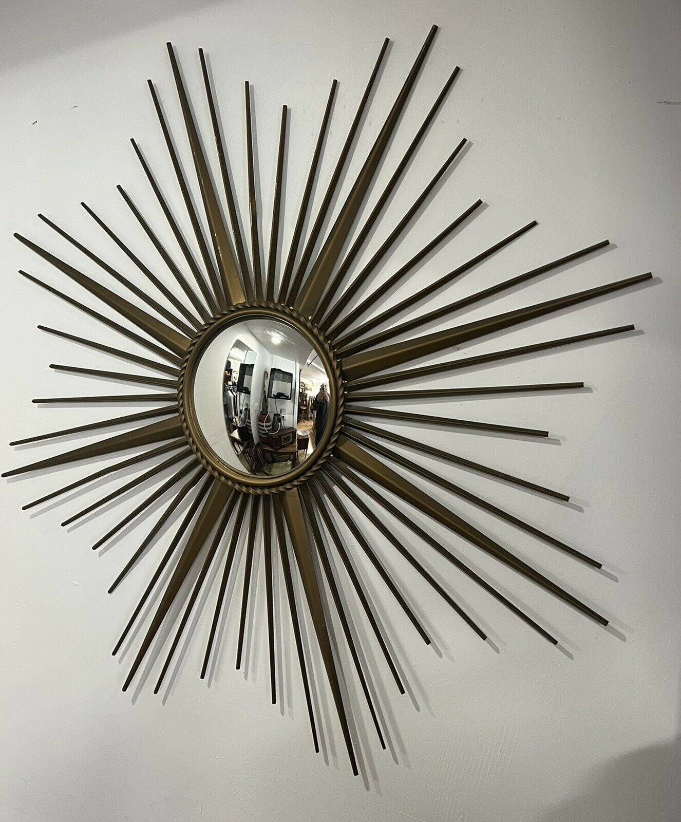 Curved mirror old witch's eye sun 86 cm