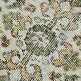 Turkish Floral Pattern Vintage Rug, 196x325Cm