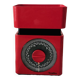 Terraillon red kitchen scale 5kg vintage