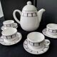 Part of a Basque porcelain coffee service
