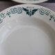 set of 8 ceramic plates "butterflies"