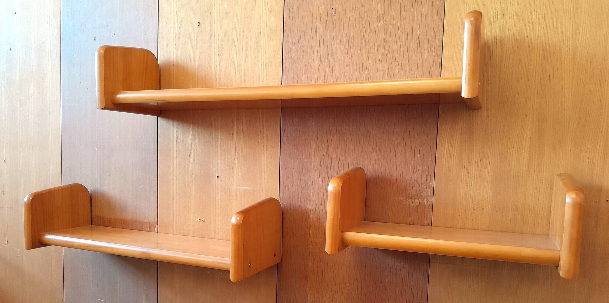 Wall shelves "pine" 1980s
