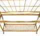 Scandinavian indoor planter in rattan, Sweden, 1960