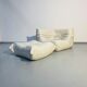 Chaise Togo et ottoman pour Ligne Roset, ensemble de 2