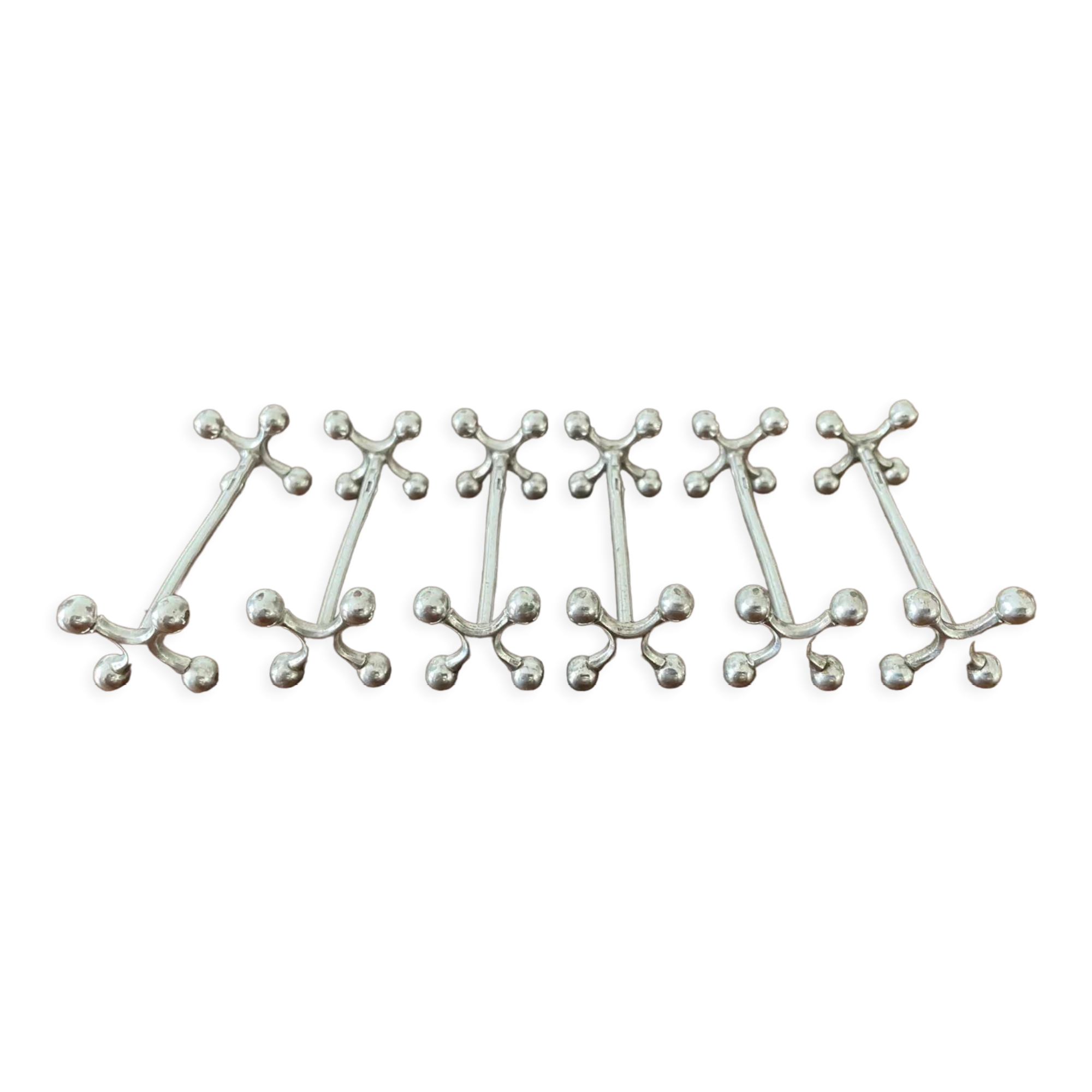 6 knife holder Christofle silver metal nineteenth century