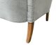 Light blue vintage corner sofa