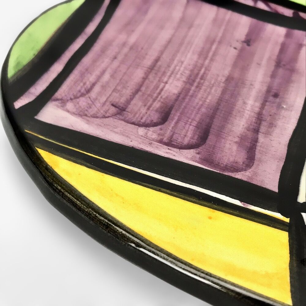 Vallauris service dish by Laurent Jacques and Juliette Mazaudois