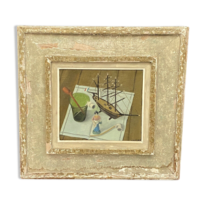 Huile sur toile par martine malcles