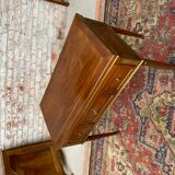 Mahogany dressing table for men stamped Roussens J. I Louis XVI period, 18th century