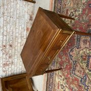 Mahogany dressing table for men stamped Roussens J. I Louis XVI period, 18th century