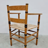 Art Deco rush armchair