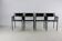 Set of four dutch design dining arm chairs by Ruud Jan Kokke
