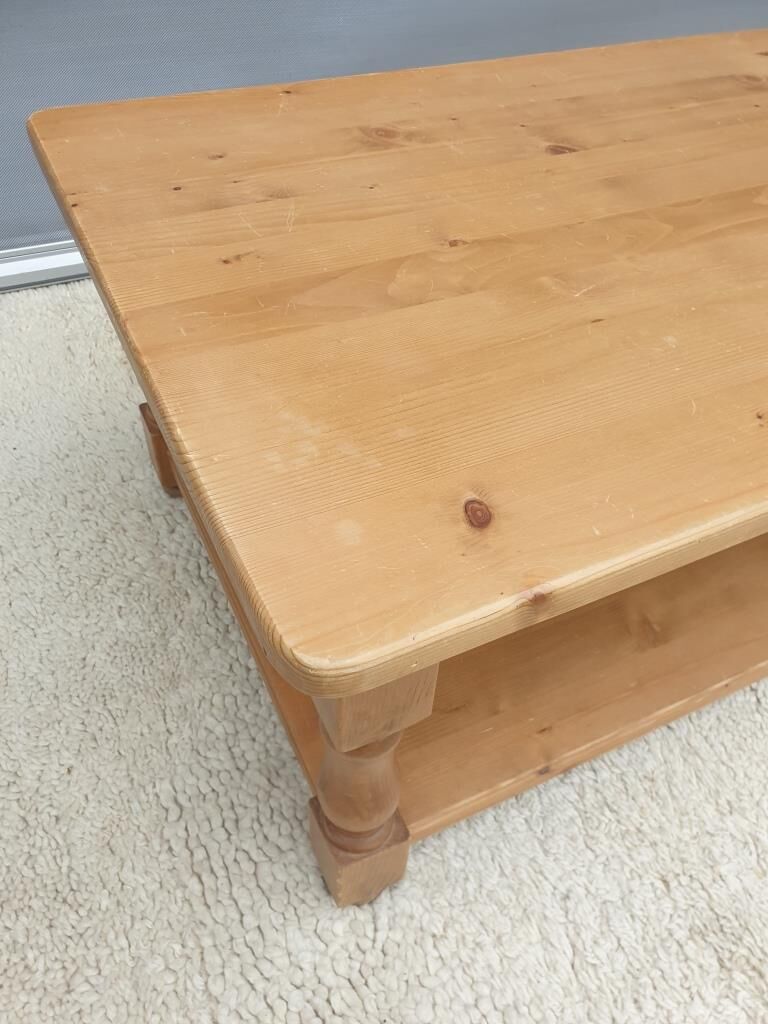 Coffee table Interior's Honey pine 2 trays