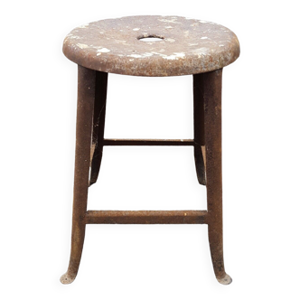 Industrial stool old workshop Nicolle