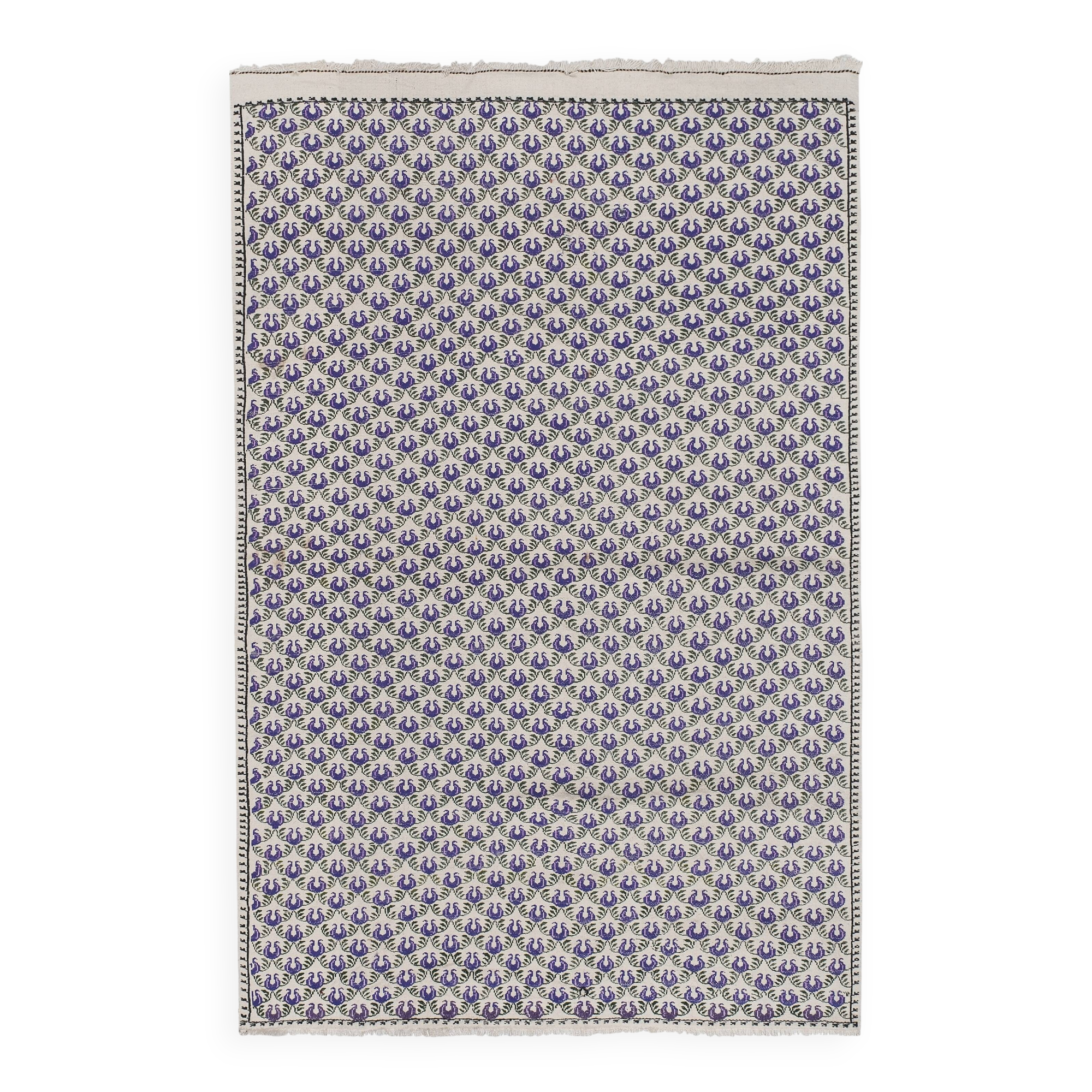 Vintage Turkish Oushak Rug Handwoven 160x250 cm