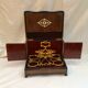 Old liquor cellar box with empty servant removable tray XlXeme H-27cm-L-32.5 cm-Pr-24cm-