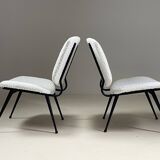 Pair of 1950s armchairs, France