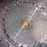 Glass hanging lamp of the 50s