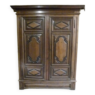 19th century walnut cabinet door