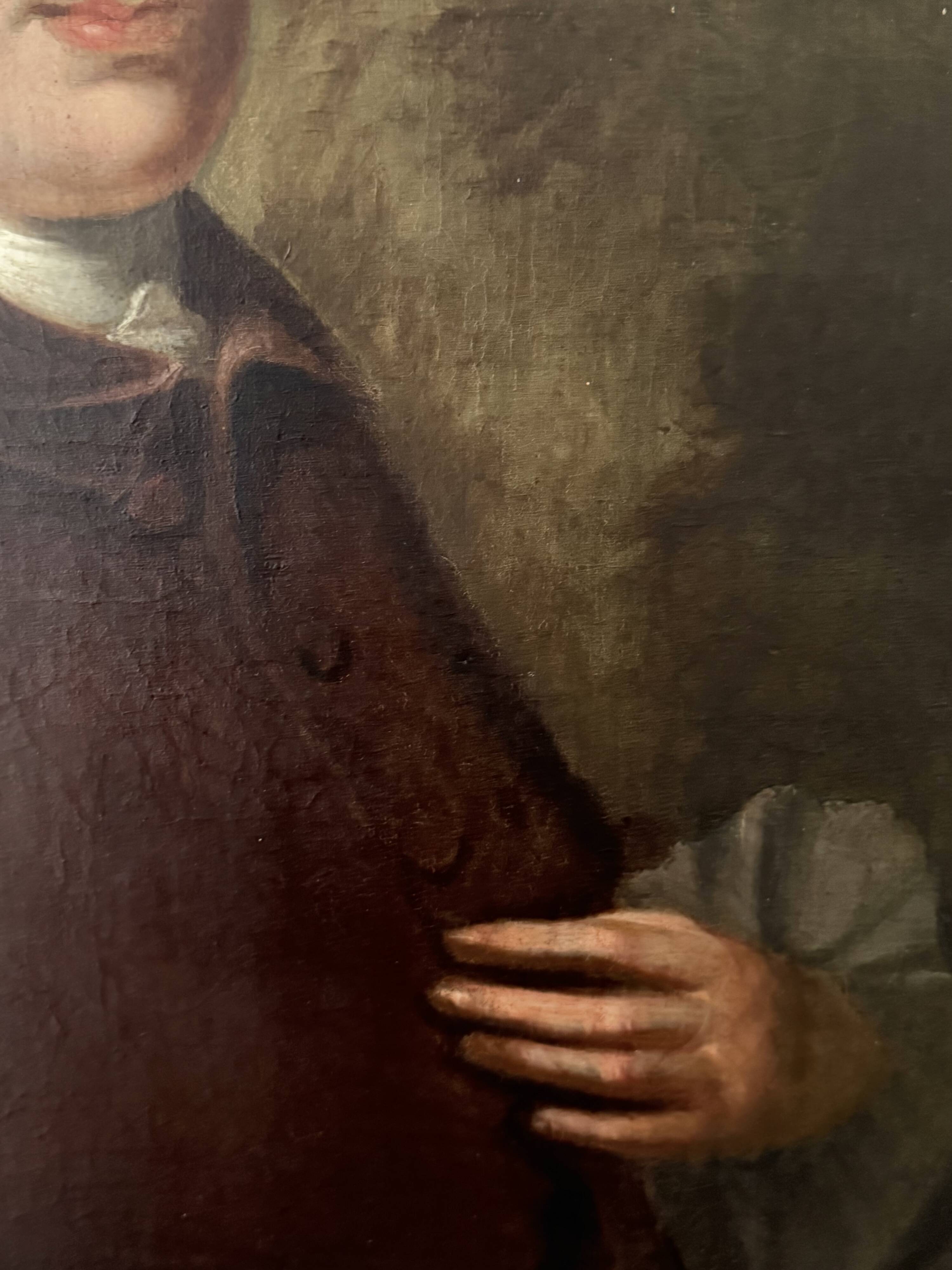 Portrait of an English gentleman, 18th century