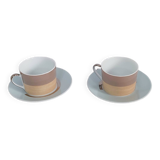 Pair of Bernardaud cups and saucers