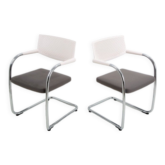 Set of 2 VIS to VIS chairs by Antonio Citterio Vitra edition