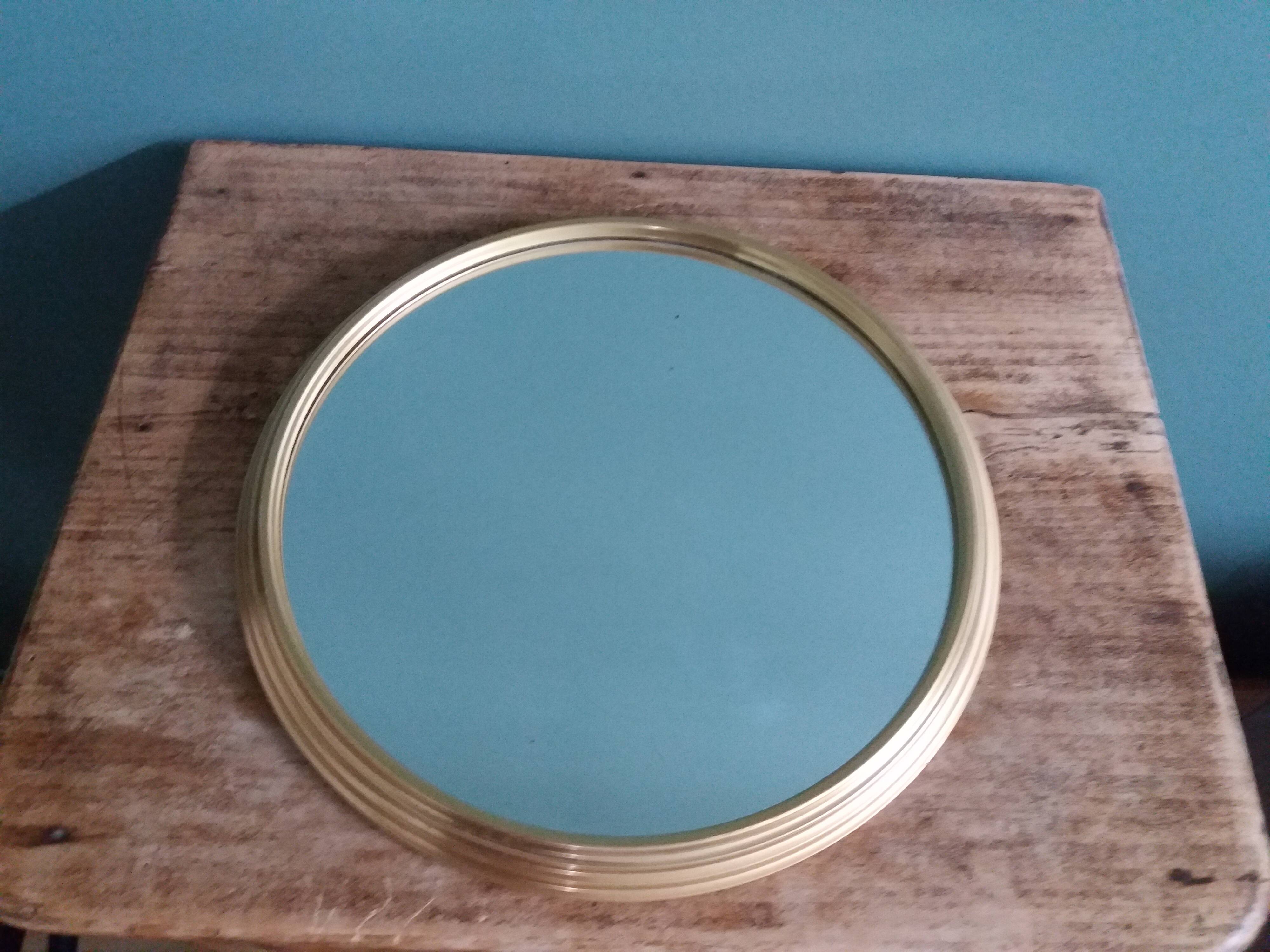 Plateau miroir rond