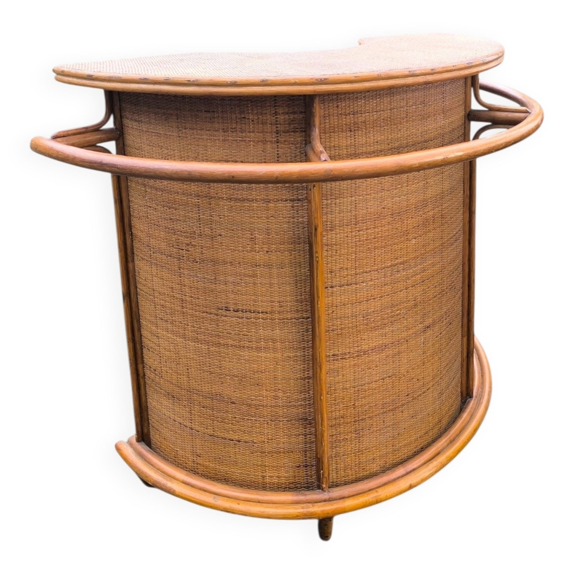 Rattan bar circa 1980