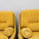 Paire de fauteuils rares de l'ère spatiale des années 1970, Tchécoslovaquie