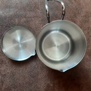 Stainless steel milk jug