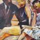 Family portrait at the beach signed Patrice Landauer