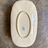 Gien sauceboat in blue ironstone, "Birds" service circa 1870.