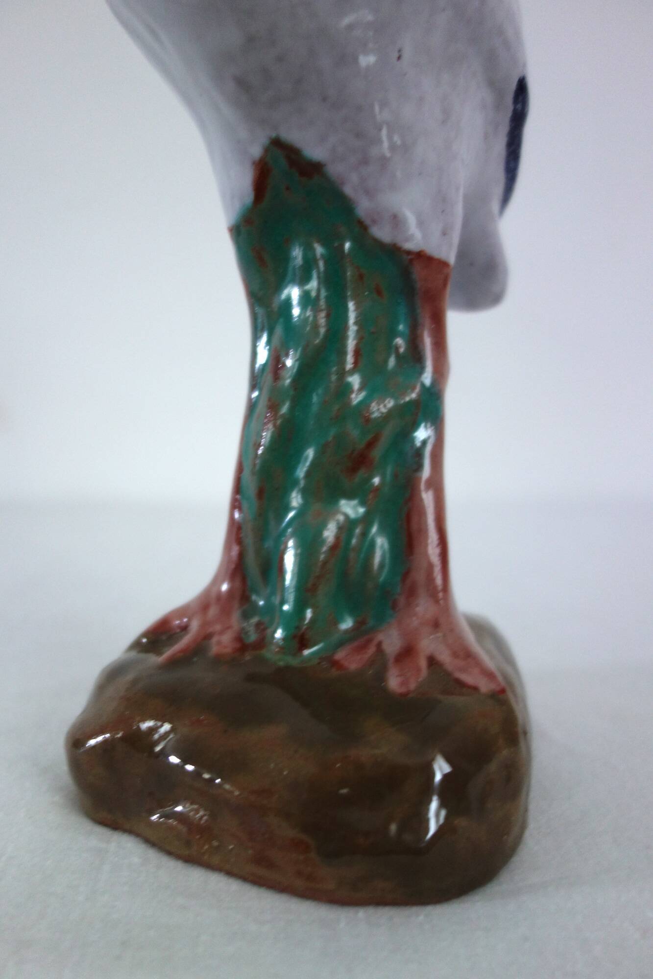 Vintage ceramic stork from the 50s/60s.