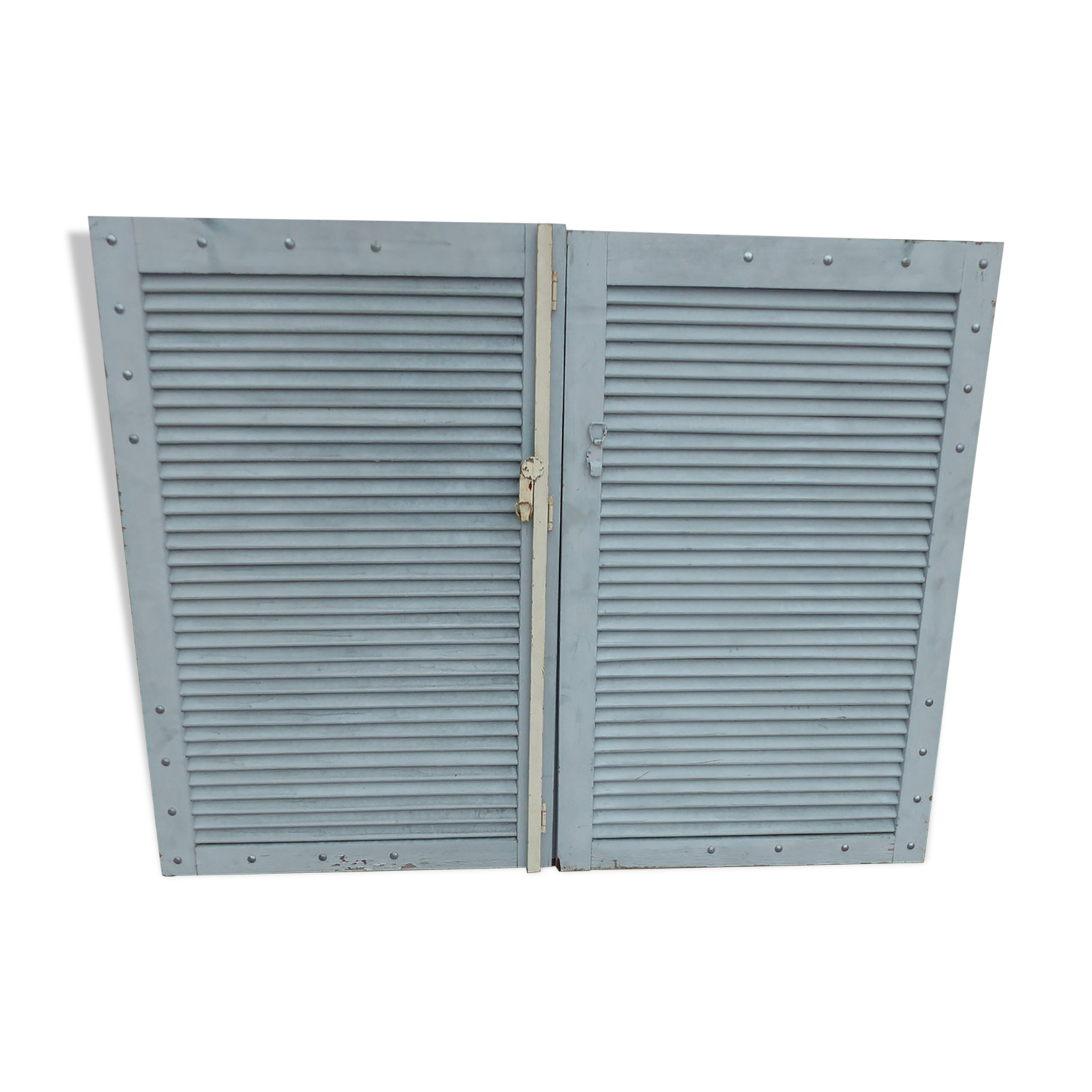 Wooden shutters 2 flaps sun l 74.5 x h 117 cm
