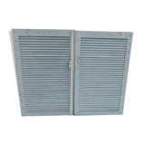 Wooden shutters 2 flaps sun l 74.5 x h 117 cm