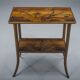 French Art Nouveau Marquetry Table by Emile Galle, 1900s