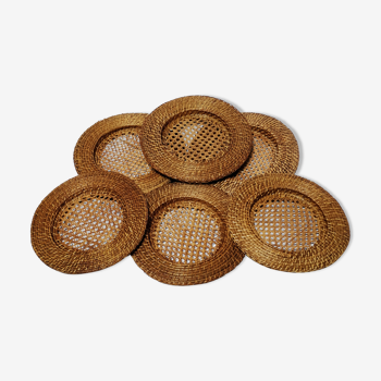 Wicker rattan underpinning set