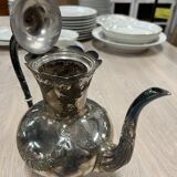 Old silver metal coffee maker