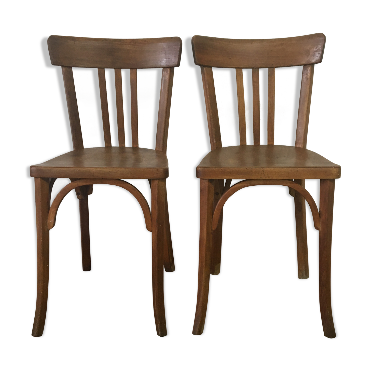 Paire de chaises bistrot Baumann