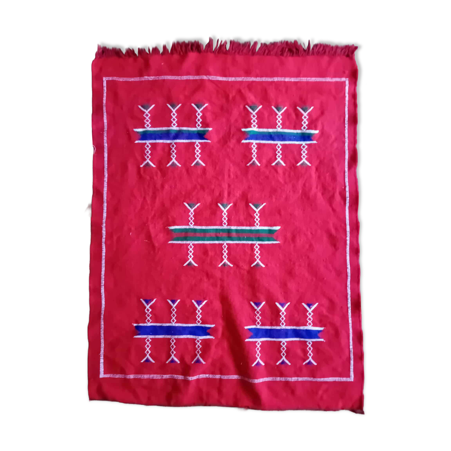 Handmade Berber Kilim 125x97cm