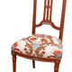 Pair of Louis XVI Napoleon III Chairs Mahogany 1920s Valet de chambre