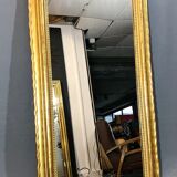Mirror 113x59 19th century Louis-Philippe gold leaf gilding