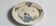 Oval dish in Boch BFK earthenware model Regent