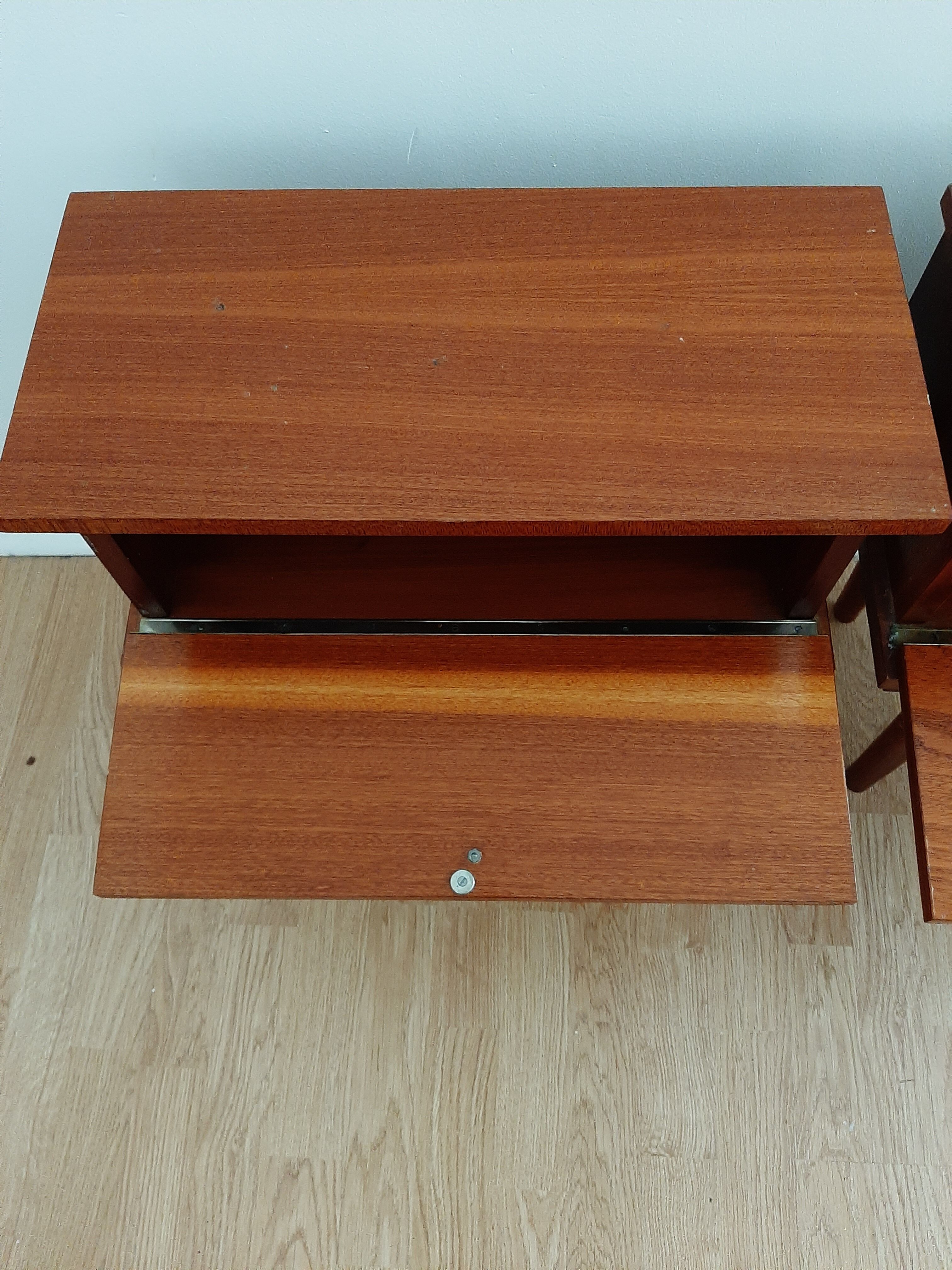 Pair of vintage bedside tables