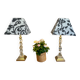 Lot de 2 lampes style Art déco
