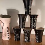 Vintage Vallauris Orangeade Set Signed, 1950-1960