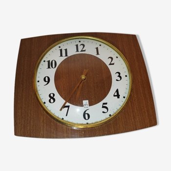 Clock clock formica brown year 50 Japy functional